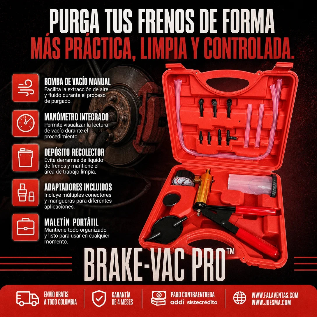 Kit de Purga Automotriz-VACUUM BRAKE 2.0™