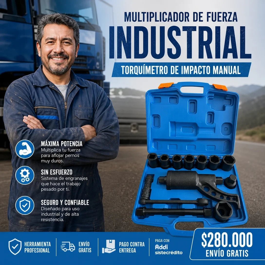 Set de Multiplicador de Fuerza de 12 Piezas👷💪🚚🚌