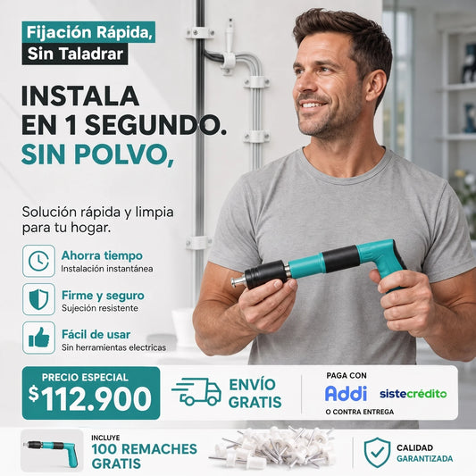 PISTOLA REMACHADORA DE ALTA PRESIÓN 🔥100 CLAVOS GRATIS🔥