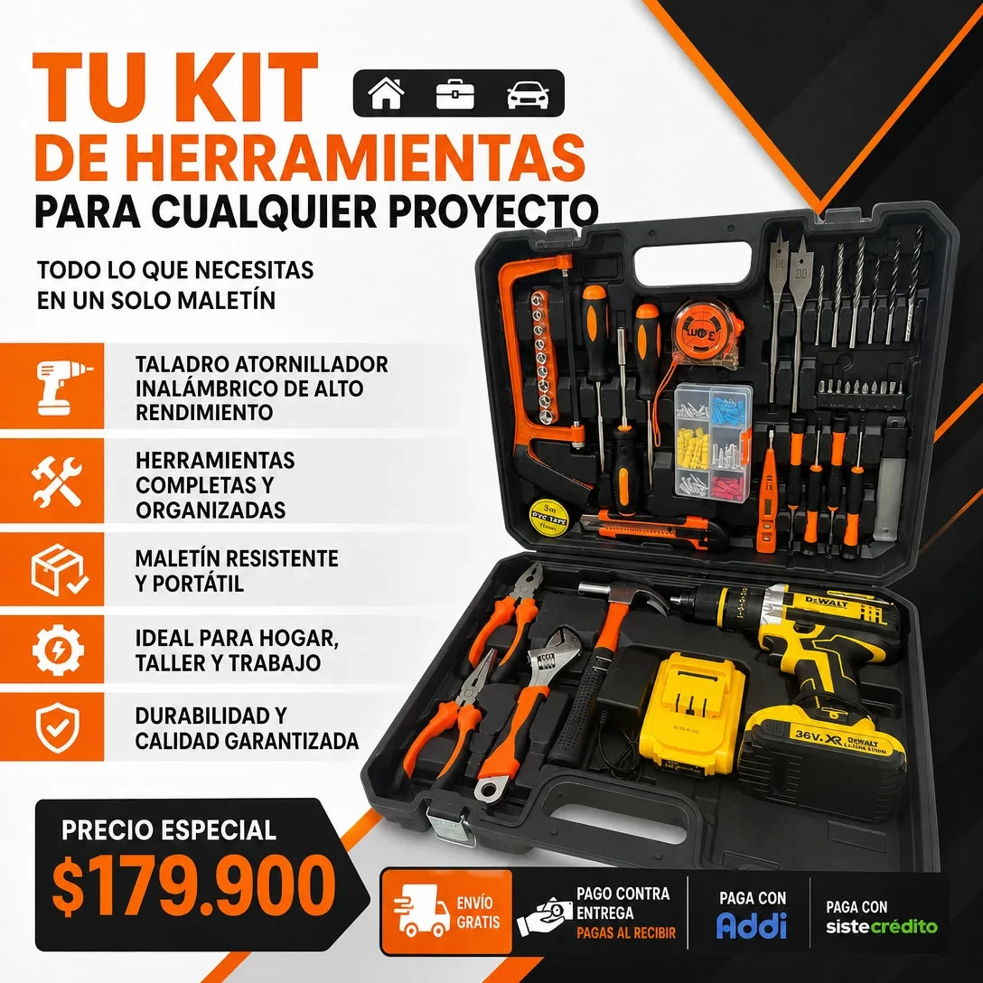 kit de herramienta dewalt