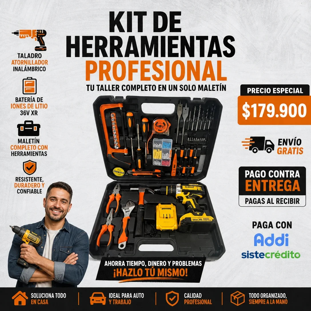 kit de herramienta dewalt