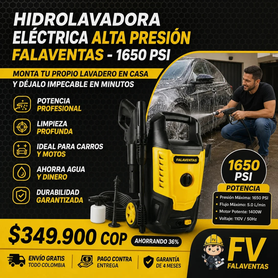 Hidrolavadora Power Wash 1400W