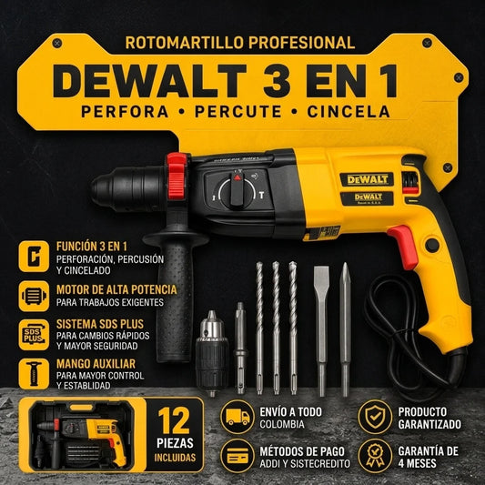 Rotomartillo Perforador DeWALT SDS Plus
