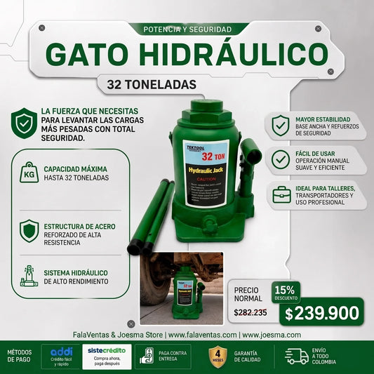 gato 32 Toneladas Reforzado