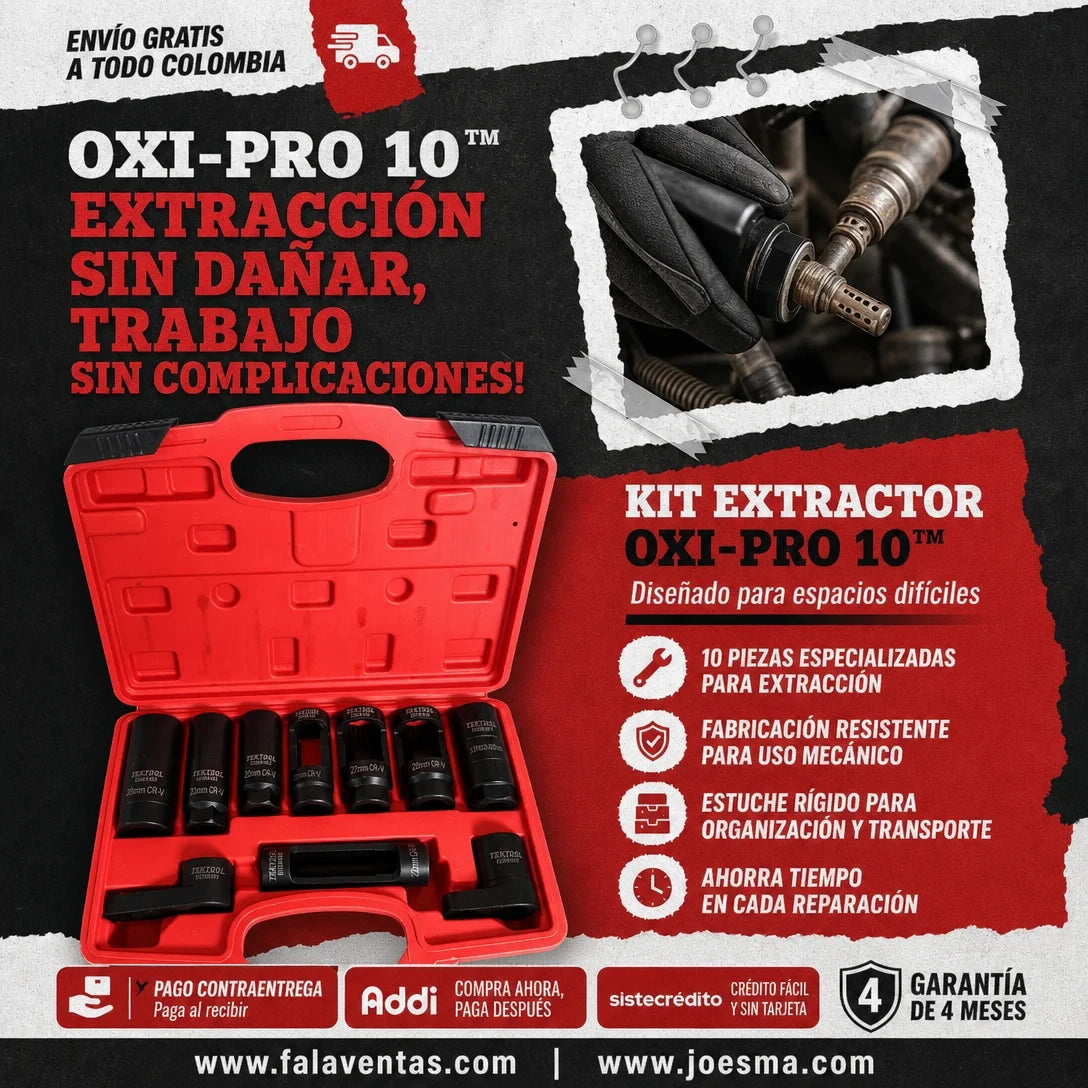 Kit Extractor de Sensores de Oxígeno OXYMASTER 10™ –