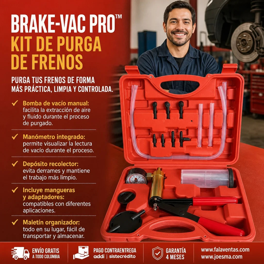 Kit de Purga Automotriz-VACUUM BRAKE 2.0™