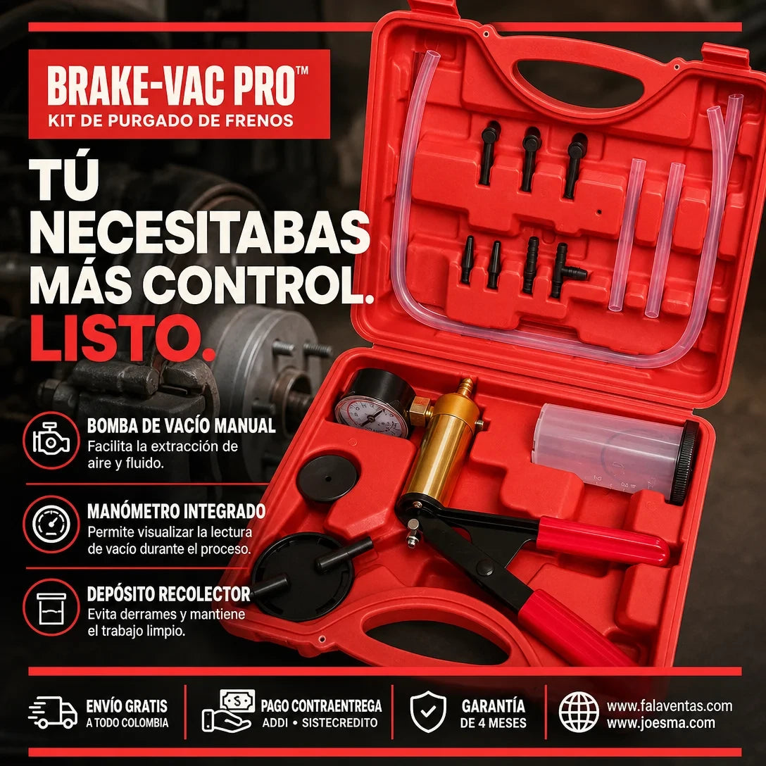 Kit de Purga Automotriz-VACUUM BRAKE 2.0™