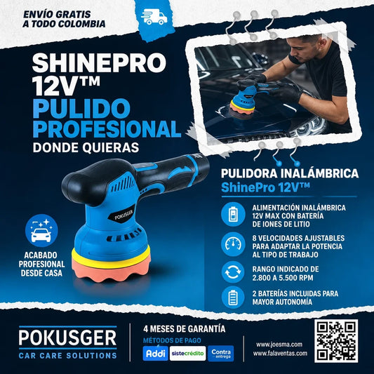 Polichadora Inalámbrica-ShinePro 12V™
