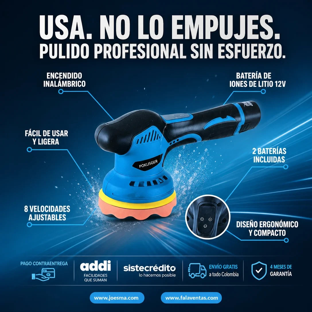 Polichadora Inalámbrica-ShinePro 12V™