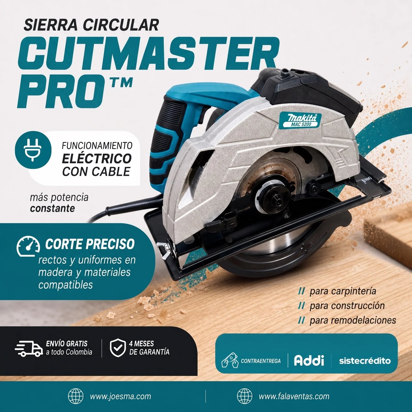 Sierra Circular Makita – CutMaster Pro™