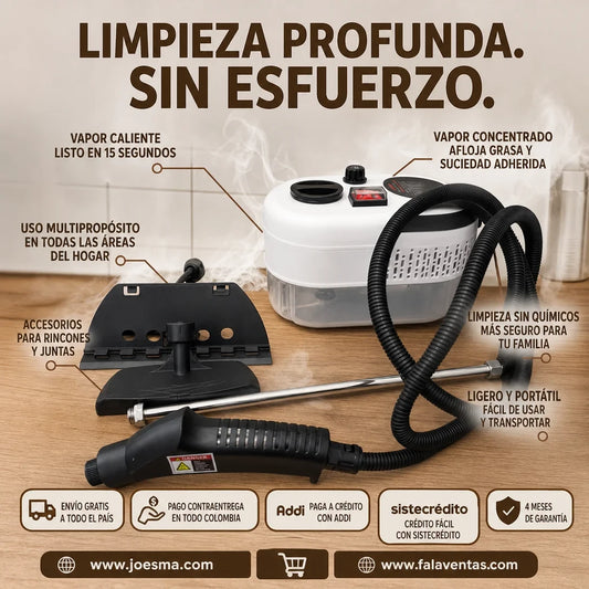 Limpiador a Vapor Portátil Multifunción-VaporMax Pro™