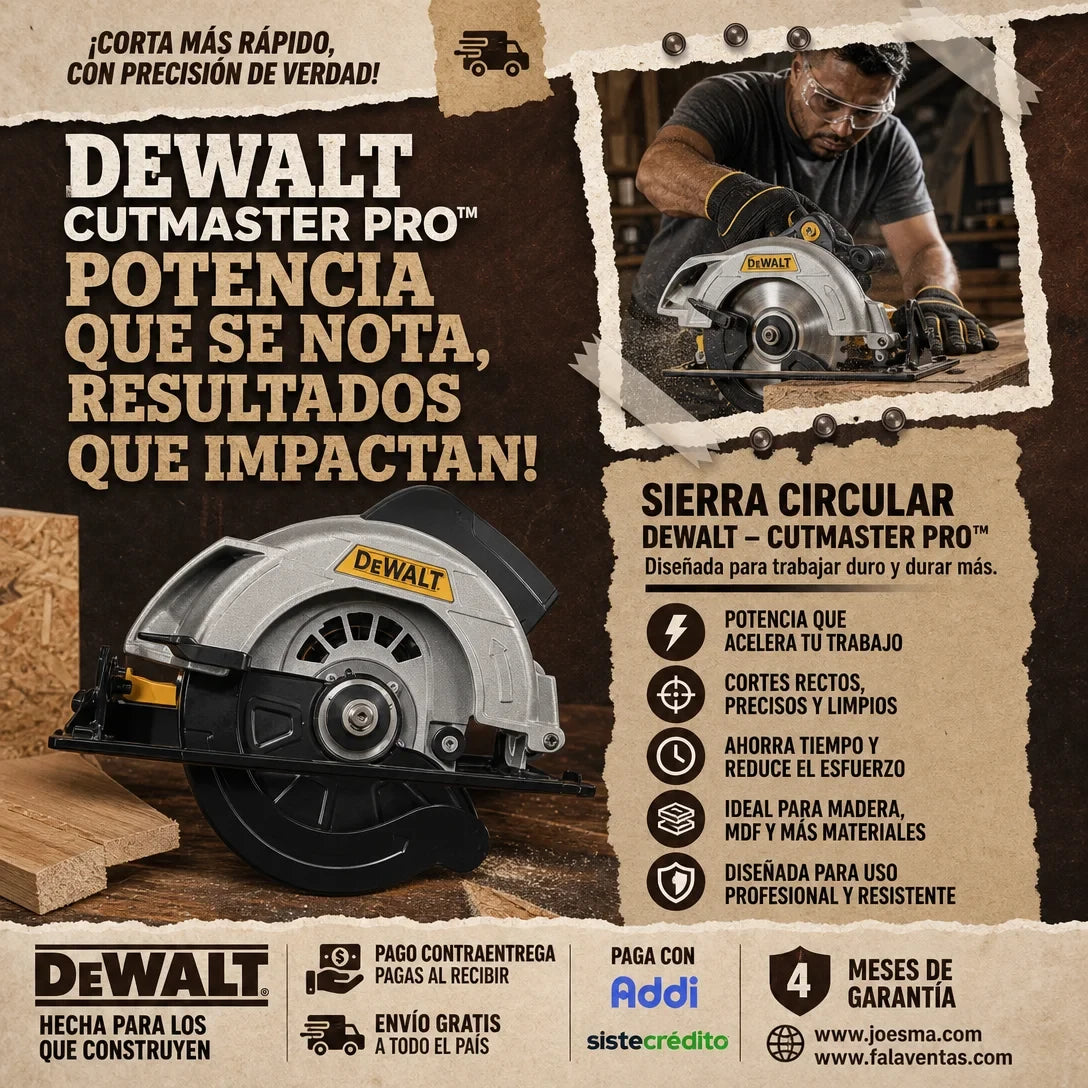 Sierra Circular DEWALT – CutMaster Pro™