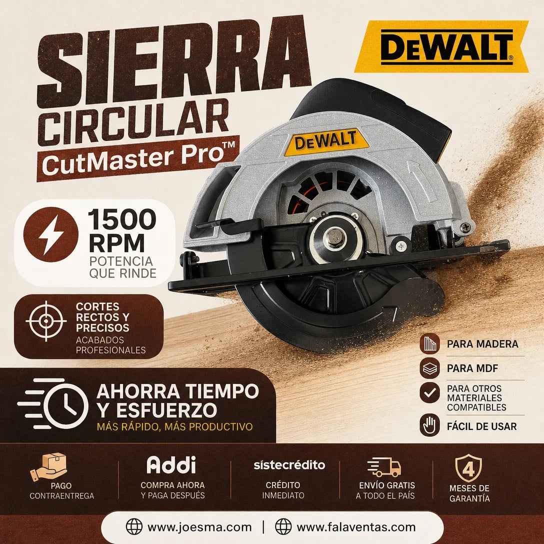 Sierra Circular DEWALT – CutMaster Pro™