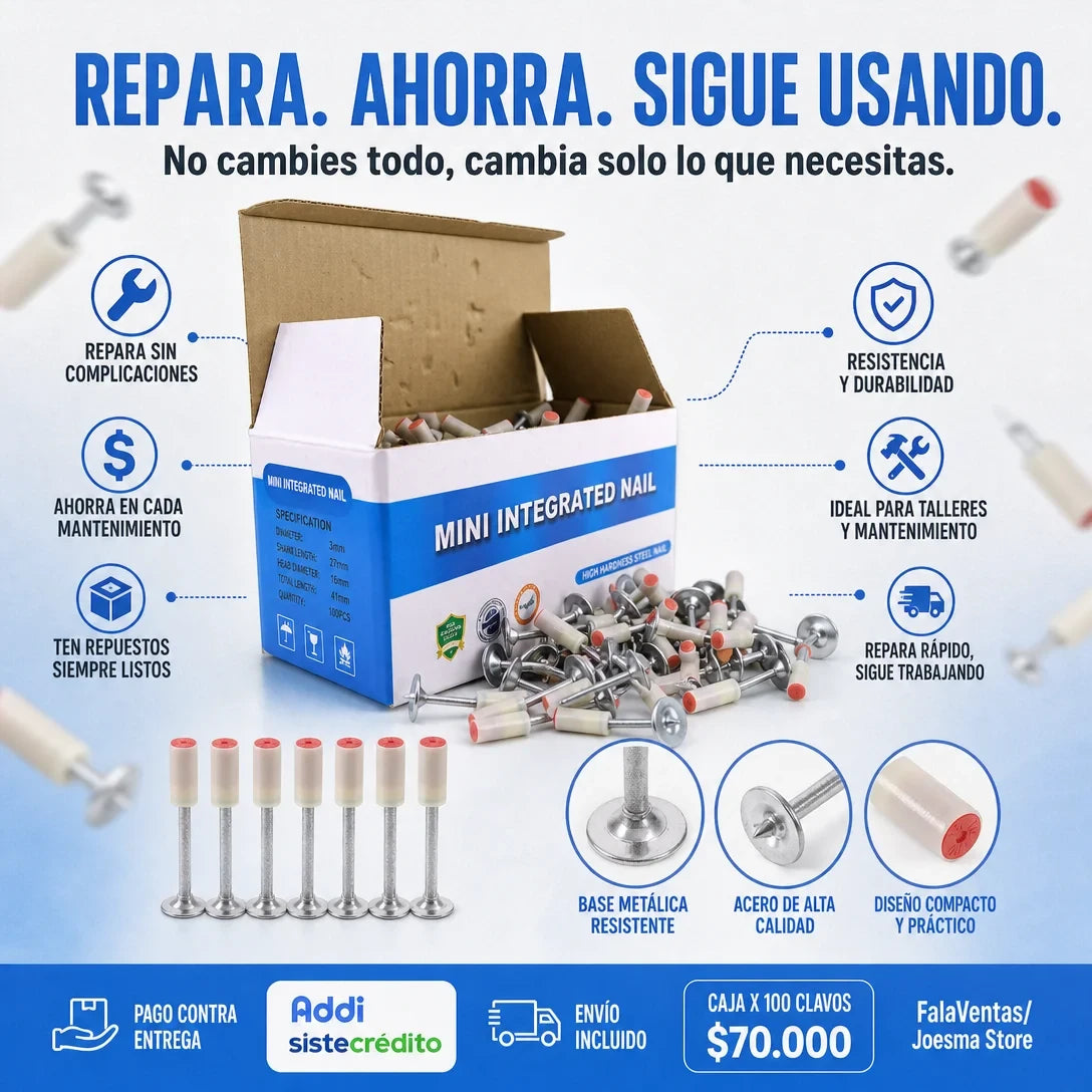Clavos para Pistola Remachadora x 100