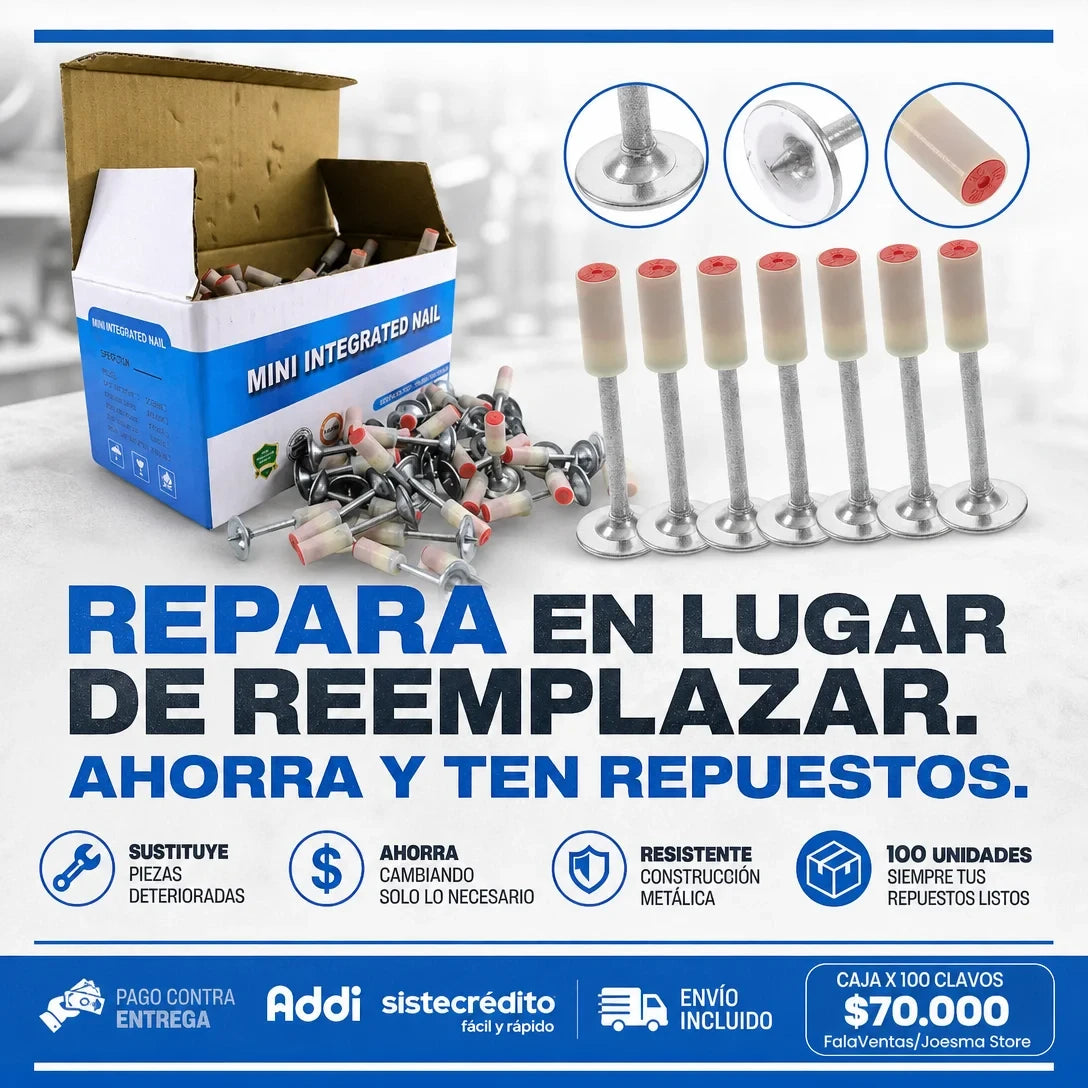 Clavos para Pistola Remachadora x 100