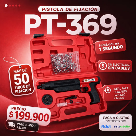 PISTOLA DE FIJACION MAS 50 REMACHES